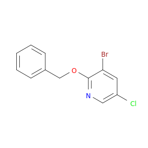 Pyridine, 3-bromo-5-chloro-2-(phenylmethoxy)-
