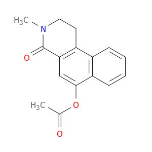 Benz[f]isoquinolin-4(1H)-one, 6-(acetyloxy)-2,3-dihydro-3-methyl-