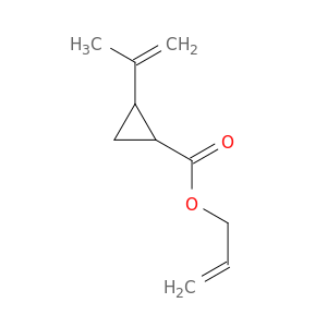 Cyclopropanecarboxylic acid, 2-(1-methylethenyl)-, 2-propenyl ester