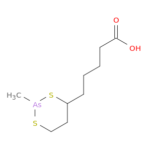 1,3,2-Dithiarsenane-4-pentanoic acid, 2-methyl-
