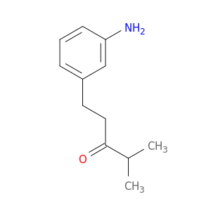 1-(3-aminophenyl)-4-methylpentan-3-one