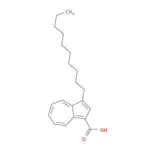 1-Azulenecarboxylic acid, 3-decyl-