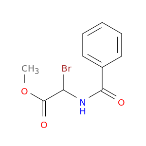 Acetic acid, (benzoylamino)bromo-, methyl ester