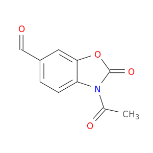 6-Benzoxazolecarboxaldehyde, 3-acetyl-2,3-dihydro-2-oxo-