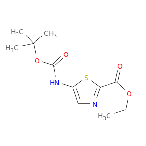 ethyl 5-(tert-butoxycarbonylamino)thiazole-2-carboxylate