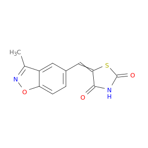 2,4-Thiazolidinedione, 5-[(3-methyl-1,2-benzisoxazol-5-yl)methylene]-