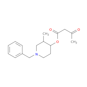 Butanoic acid, 3-oxo-, 3-methyl-1-(phenylmethyl)-4-piperidinyl ester