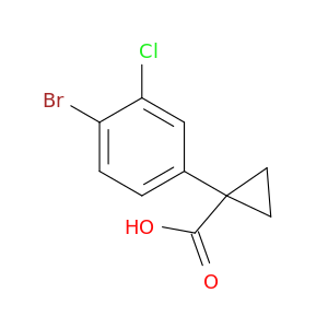 1-(4-Bromo-3-chlorophenyl)cyclopropane-1-carboxylic acid