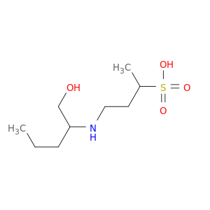 2-Butanesulfonic acid, 4-[[1-(hydroxymethyl)butyl]amino]-