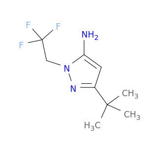 3-(叔丁基)-1-(2,2,2-三氟乙基)-1H-吡唑-5-胺