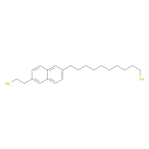 2-Naphthalenedecanethiol, 6-(2-mercaptoethyl)-