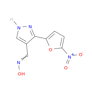 3-(5-硝基-2-呋喃基)-1H-吡唑-4-羧丁基肟