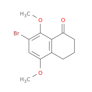 1(2H)-Naphthalenone, 7-bromo-3,4-dihydro-5,8-dimethoxy-