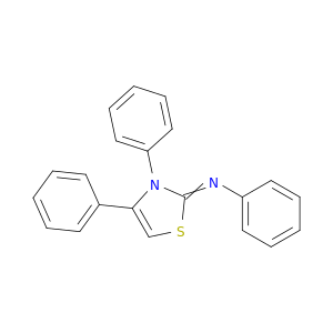 Benzenamine, N-(3,4-diphenyl-2(3H)-thiazolylidene)-