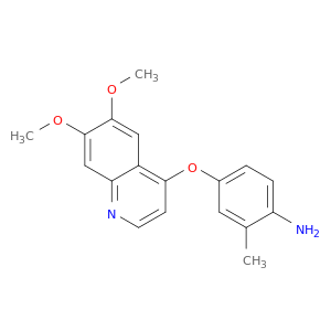 Benzenamine, 4-[(6,7-dimethoxy-4-quinolinyl)oxy]-2-methyl-