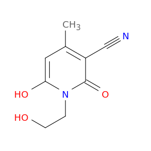 1,2-二氢-6-羟基-1-(2-羟乙基)-4-甲基-2-氧代-3-吡啶羰基腈