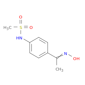 N-{4-[1-(Hydroxyimino)ethyl]phenyl}methanesulfonamide