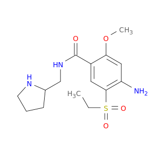 4-氨基-5-(乙基磺酰基)-2-甲氧基-N-(2-吡咯烷基甲基)苯甲酰胺
