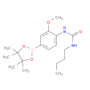 3-甲氧基-4-丁基脲基苯硼酸频那醇酯