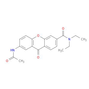 9H-Xanthene-3-carboxamide, 7-(acetylamino)-N,N-diethyl-9-oxo-