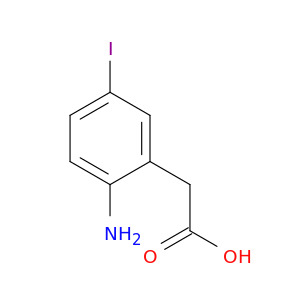 2-(2-氨基-5-碘苯基)乙酸