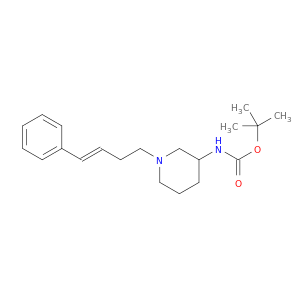 [1-((E)-4-苯基-丁-3-烯基)-哌啶-3-基]-氨基甲酸叔丁酯