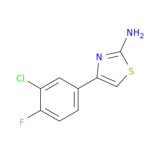 4-(3-Chloro-4-fluorophenyl)thiazol-2-amine