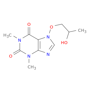 1H-Purine-2,6-dione,3,7-dihydro-7-(2-hydroxypropoxy)-1,3-dimethyl-