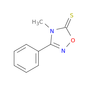 1,2,4-Oxadiazole-5(4H)-thione, 4-methyl-3-phenyl-