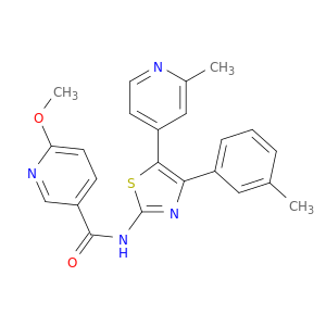 6-METHOXY-N-[4-(3-METHYLPHENYL)-5-(2-METHYL-4-PYRIDYL)-1,3-THIAZOL-2-YL]NICOTINAMIDE