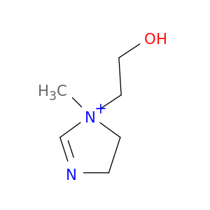 1H-Imidazolium, 4,5-dihydro-1-(2-hydroxyethyl)-1-methyl-