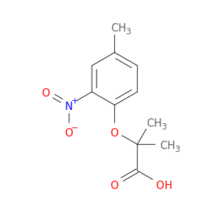 2-Methyl-2-(4-methyl-2-nitrophenoxy)propanoic acid