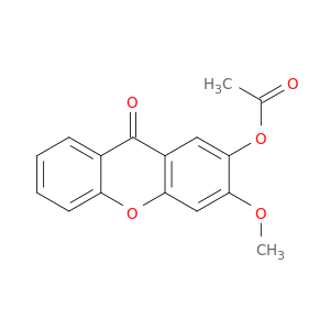 9H-Xanthen-9-one, 2-(acetyloxy)-3-methoxy-