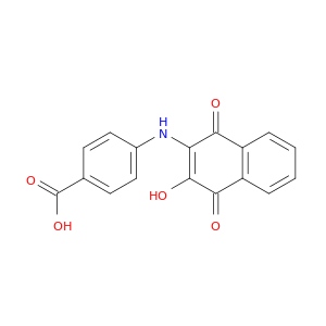 Benzoic acid,4-[(1,4-dihydro-3-hydroxy-1,4-dioxo-2-naphthalenyl)amino]-