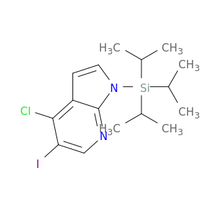 4-氯-5-碘-1-(三异丙基甲硅烷基)-1H-吡咯并[2,3-b ] 吡啶