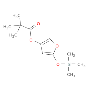 Propanoic acid, 2,2-dimethyl-, 5-[(trimethylsilyl)oxy]-3-furanyl ester