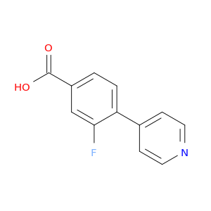 3-Fluoro-4-(pyridin-4-yl)benzoic acid