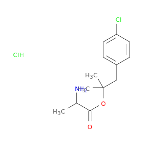 1-(4-氯苯基)-2-甲基丙-2-基2-氨基丙酸酯盐酸盐
