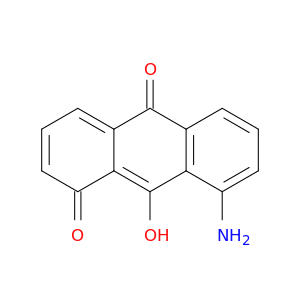 1,10-Anthracenedione, 8-amino-9-hydroxy-