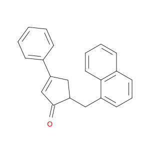 2-Cyclopenten-1-one, 5-(1-naphthalenylmethyl)-3-phenyl-