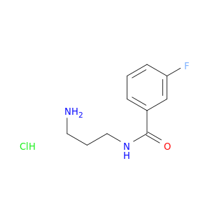 N-(3-aminopropyl)-3-fluorobenzamide hydrochloride