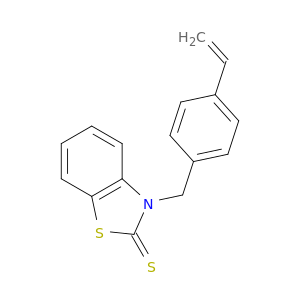 2(3H)-Benzothiazolethione, 3-[(4-ethenylphenyl)methyl]-
