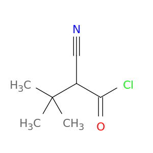 Butanoyl chloride, 2-cyano-3,3-dimethyl-
