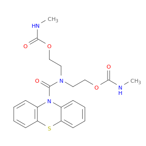 N,N-BIS(2-(((METHYLAMINO)CARBONYL)OXY)ETHYL)-10H-PHENOTHIAZINE-10-CARBOXAMIDE