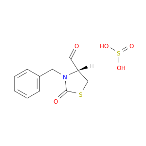 4-Thiazolidinecarboxaldehyde, 2-oxo-3-(phenylmethyl)-, (4R)-, sulfite(1:1)