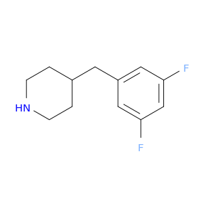 4-[(3,5-difluorophenyl)methyl]piperidine