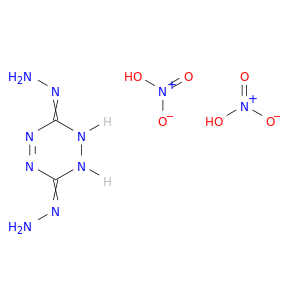 1,2,4,5-Tetrazine-3,6-dione, 1,2-dihydro-, dihydrazone, dinitrate