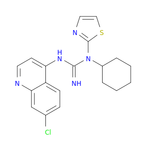 N-(7-CHLORO-4-QUINOLINYL)-N'-CYCLOHEXYL-N'-THIAZOL-2-YLGUANIDINE