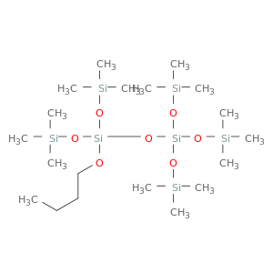 3-BUTOXY-1,1,1,7,7,7-HEXAMETHYL-3,5,5-TRIS(TRIMETHYLSILYLOXY)TETRASILOXA NE