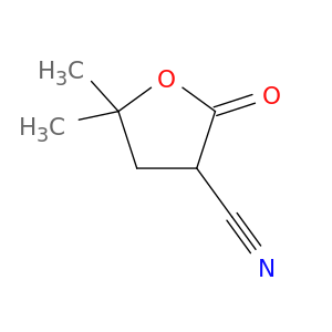 5,5-dimethyl-2-oxo-oxolane-3-carbonitrile